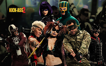 Kick-Ass movie, Popcorn and candy, Perfect movie night, Fun and excitement HD wallpaper