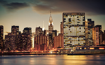 Cities, Rivers, City, Panorama HD wallpaper