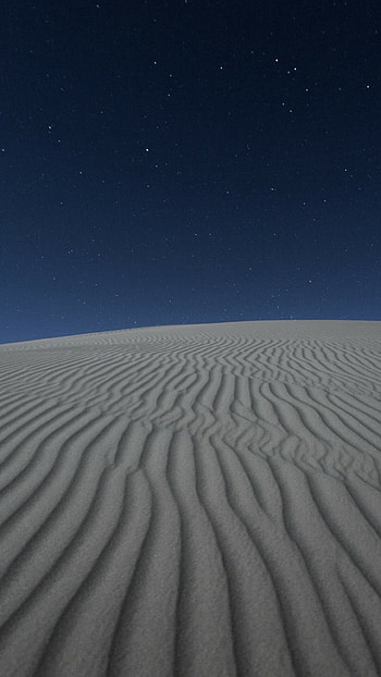 Desert Sand, Night's allure, Moonlit beauty, Tranquil serenity HD phone wallpaper