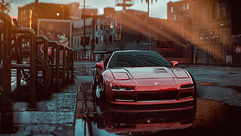 Need for Speed, Red Honda NSX, Video game HD wallpaper