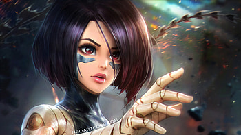 Alita Battle Angel Digitalart, alita-battle-angel, artist, artwork, digital-art, deviantart, superheroes HD wallpaper