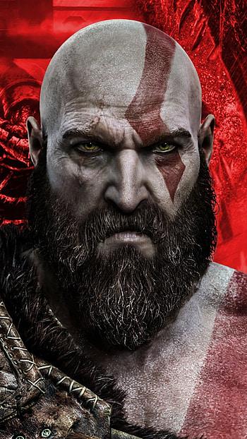 God of War: Ragnarok, Kratos artwork, Superb visuals, Smart HD phone wallpaper