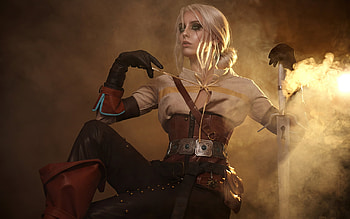 Cosplay Ciri, ciri, cosplay, model, girl, the witcher HD wallpaper