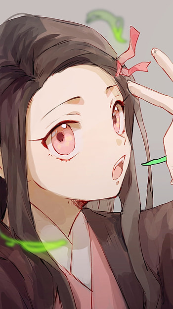 Nezuko Kamado — Demon Slayer Mobile, Nezuko Kamado, Anime, Demon Slayer: Kimetsu no Yaiba HD phone wallpaper