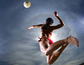Good Shot, lady, volleyball, , cool HD wallpaper