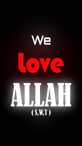 Allah, magenta, glow HD phone wallpaper