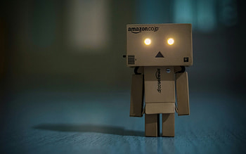 Danbo Glowing Eyes, danbo, eyes, cute HD wallpaper