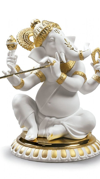 Ganpati Bappa, Simple, White Statue HD phone wallpaper