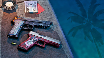 GTA VI — Poolside Pistols, Video Game, Grand Theft Auto, Grand Theft Auto VI HD wallpaper