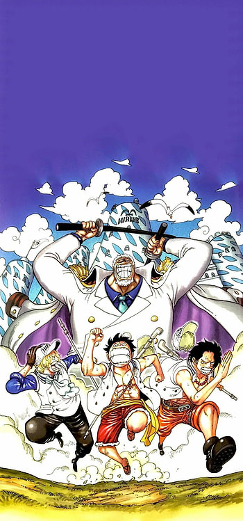 Luffy, Ace, Anime, Garp, One Piece, Sabo, Manga HD phone wallpaper