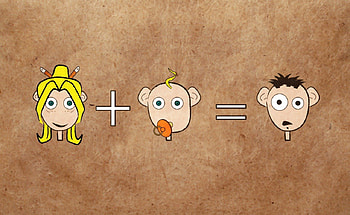 Happy Family???, stupid, family, baby, father, happy HD wallpaper