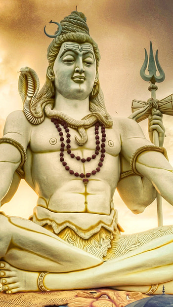 Bholenath, Big Statue HD phone wallpaper