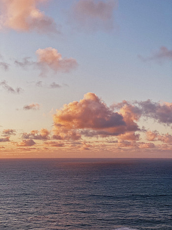 Landscape, Nature, Sea, Clouds, Waves, Horizon HD phone wallpaper