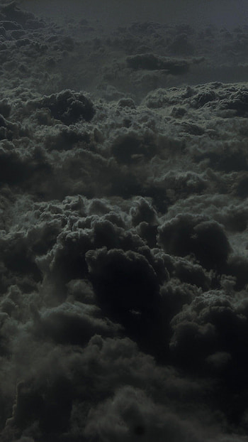 Gray Cloudy Sky, Dark clouds set, Dramatic cloud formations, Mysterious and brooding sky HD phone wallpaper