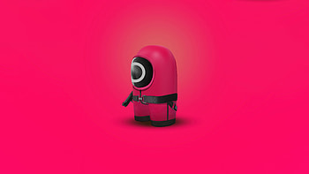 Squid Game, 2021, minimal HD wallpaper