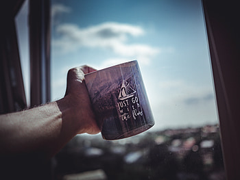 Person Holding Cup, cup, coffee, graphy HD wallpaper