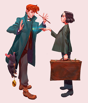 Newt Scamander, Magic, Fantasy HD phone wallpaper