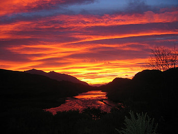 River Ewe - Scotland, Sunsets, Scotland, Scottish Rivers, Scottish Highlands, Salmon Rivers, River Ewe HD wallpaper