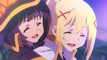 Megumin & Darkness, Anime, KonoSuba - God’s blessing on this wonderful world!!, Megumin (KonoSuba), Darkness (KonoSuba) HD wallpaper