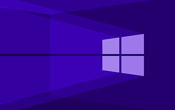 Windows 10 dark blue logo, dark blue abstract background, minimalism, Windows 10 logo, Windows 10 minimalism, Windows 10 HD wallpaper