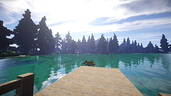 Minecraft Serenity: Lakeside Escape, video game, Minecraft HD wallpaper