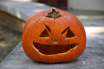 Spooky Jack-O'-Lantern Pumpkinhead Halloween Holiday, jack-o'-lantern, holiday, halloween HD wallpaper