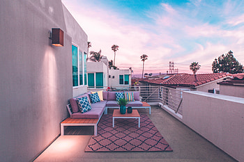 Palms, Miscellanea, Miscellaneous, Tropics, Furniture, Coziness, Comfort, Balcony, Patio HD wallpaper