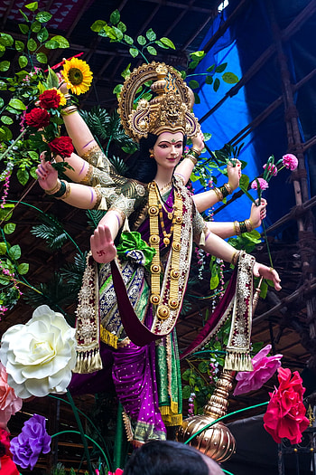 Durga Maa, Durga Devi HD phone wallpaper