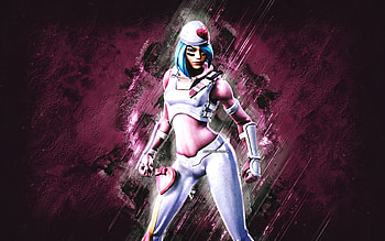 Fortnite Heart Skully Skin, Fortnite, main characters, purple stone background, Heart Skully, Fortnite skins, Heart Skully Skin, Heart Skully Fortnite, Fortnite characters HD wallpaper