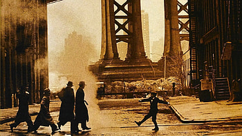 Once Upon a Time in America, Legendary crime drama, Memorable characters, Cinematic masterpiece HD wallpaper