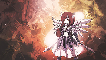 Erza Scarlet, ultra , Fairy Tail , Background HD wallpaper