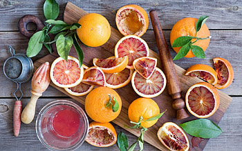 Food, Oranges, Tablewares, Citrus, Grapefruit, Juice HD wallpaper