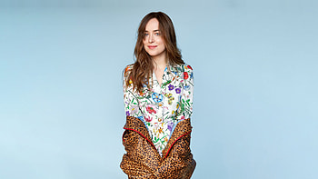 Dakota Johnson, Elle Magazine, 2018, smile HD wallpaper