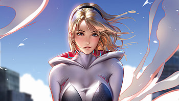 Gwen Stacy Illustrator, gwen-stacy, superheroes, illustration, artist, artwork, digital-art, artstation HD wallpaper