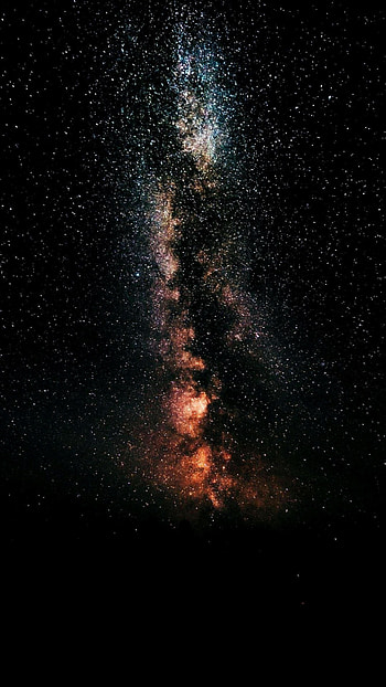 Milky way, sky, midnight, milky_way, dark, galaxy HD phone wallpaper