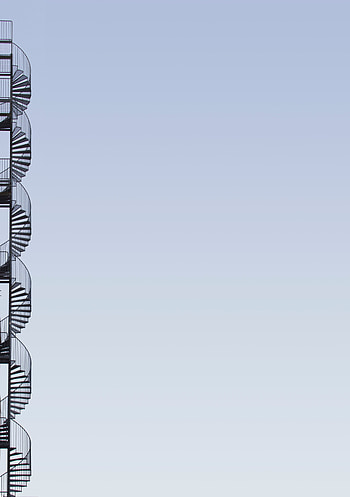 Minimalism, Design, Construction, Ladder, Stairs, Spiral HD phone wallpaper