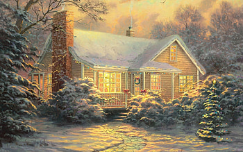 Landscape, Winter, Houses, New Year, Christmas, Xmas HD wallpaper