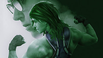 She Hulk Tatiana Maslany, she-hulk, tv-shows, marvel, artwork, arstation, superheroes HD wallpaper