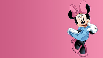 Minnie Mouse, Minnie , background, Lovely illustration HD wallpaper