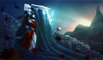 the love of a vampire, couple, , anime, vampire hunter d HD wallpaper