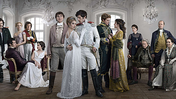Paul Dano, War and Peace, Lily James, James Norton HD wallpaper