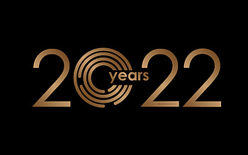 2022 New Year, 2022 on a black background, Happy New Year 2022, Golden 2022 background, golden letters, 2022 concepts, 2022 greeting card HD wallpaper