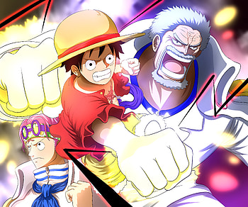 One Piece : Garp & Luffy — Koby's Resolve, Monkey D. Garp, Monkey D. Luffy, Koby (One Piece), Anime, One Piece HD wallpaper