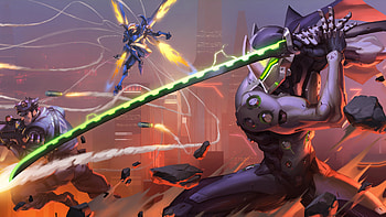 Genji Overwatch Video Game , genji-overwatch, overwatch, games, xbox-games, ps-games, pc-games, 2017-games, artwork, artist, digital-art HD wallpaper