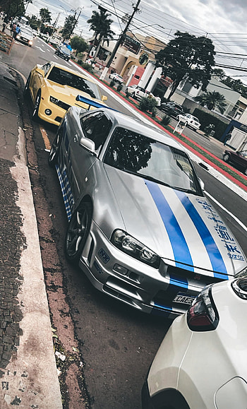 Skyline GT-R R34, Renato Garcia, r-34 HD phone wallpaper