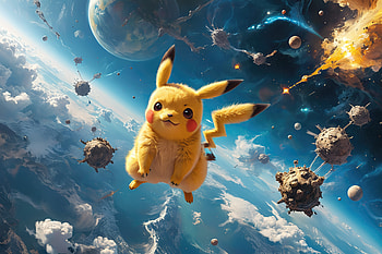 The Pikachu, pikachu, pokemon, cartoons, artist, artwork, digital-art, deviantart HD wallpaper