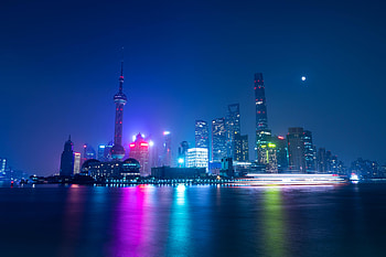 Neon, Cities, Architecture, Building, Night City, Glow HD wallpaper