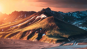 Iceland Sunset , sunset, iceland, nature HD wallpaper