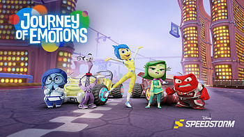 Disney Speedstorm Inside Out, video game, Disney Speedstorm, Inside Out HD wallpaper