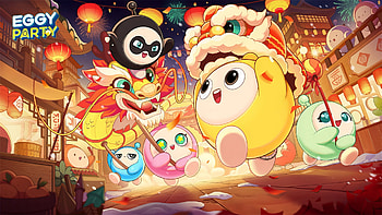 Vibrant Eggy Party Adventure, video game, Eggy Party HD wallpaper